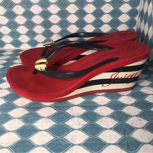 Juicy Couture platform heel sandals womens 9